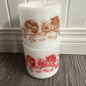 Pair of Vintage Beatles Coffee Mugs from the 60s